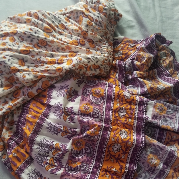 SOLD Spell Gypsy Collective CASTAWAY Skirt ORANGE - Picture 7 of 8